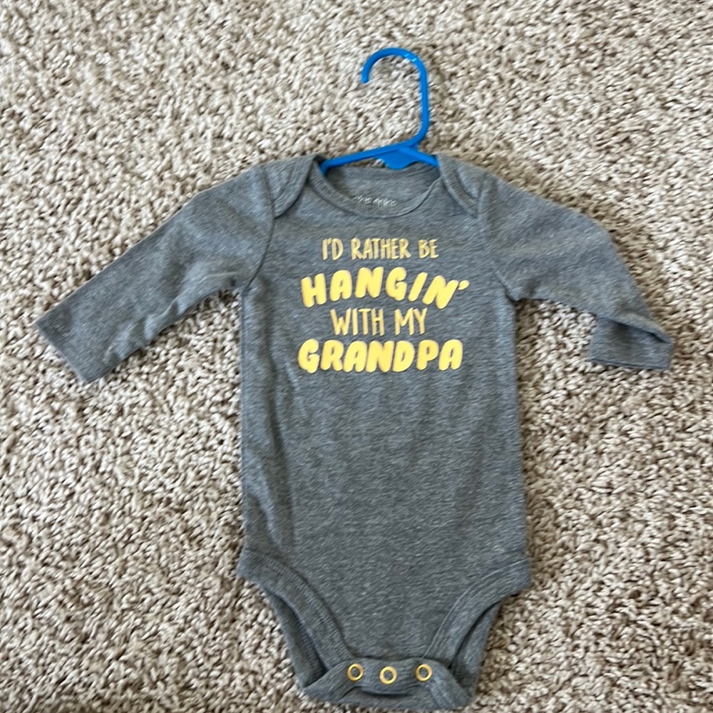 I’d rather be hanging with grandpa onesie, NWOT